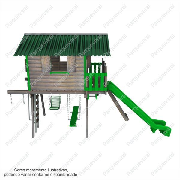 Playground Casa do Tarzan Junior de Madeira